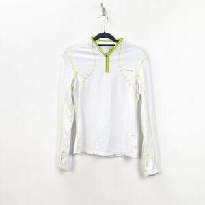 Asics Small Womens White Pullover Running Top